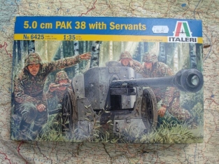 IT6425  5.0 cm PAK 38 with Servants